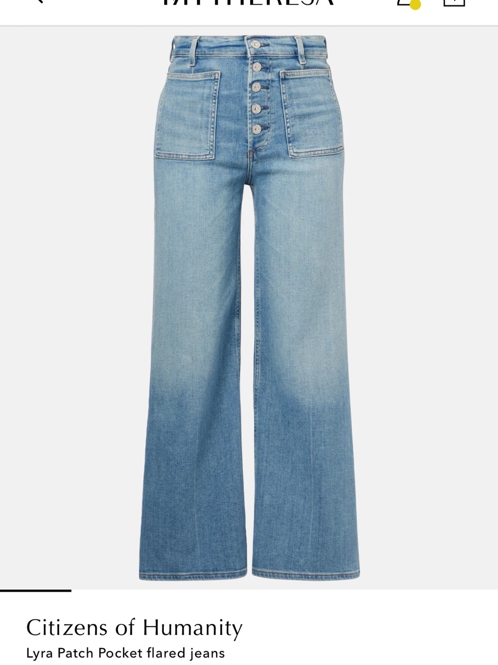 Citizens Of Humanity Lyra Patch Pocket Jeans
